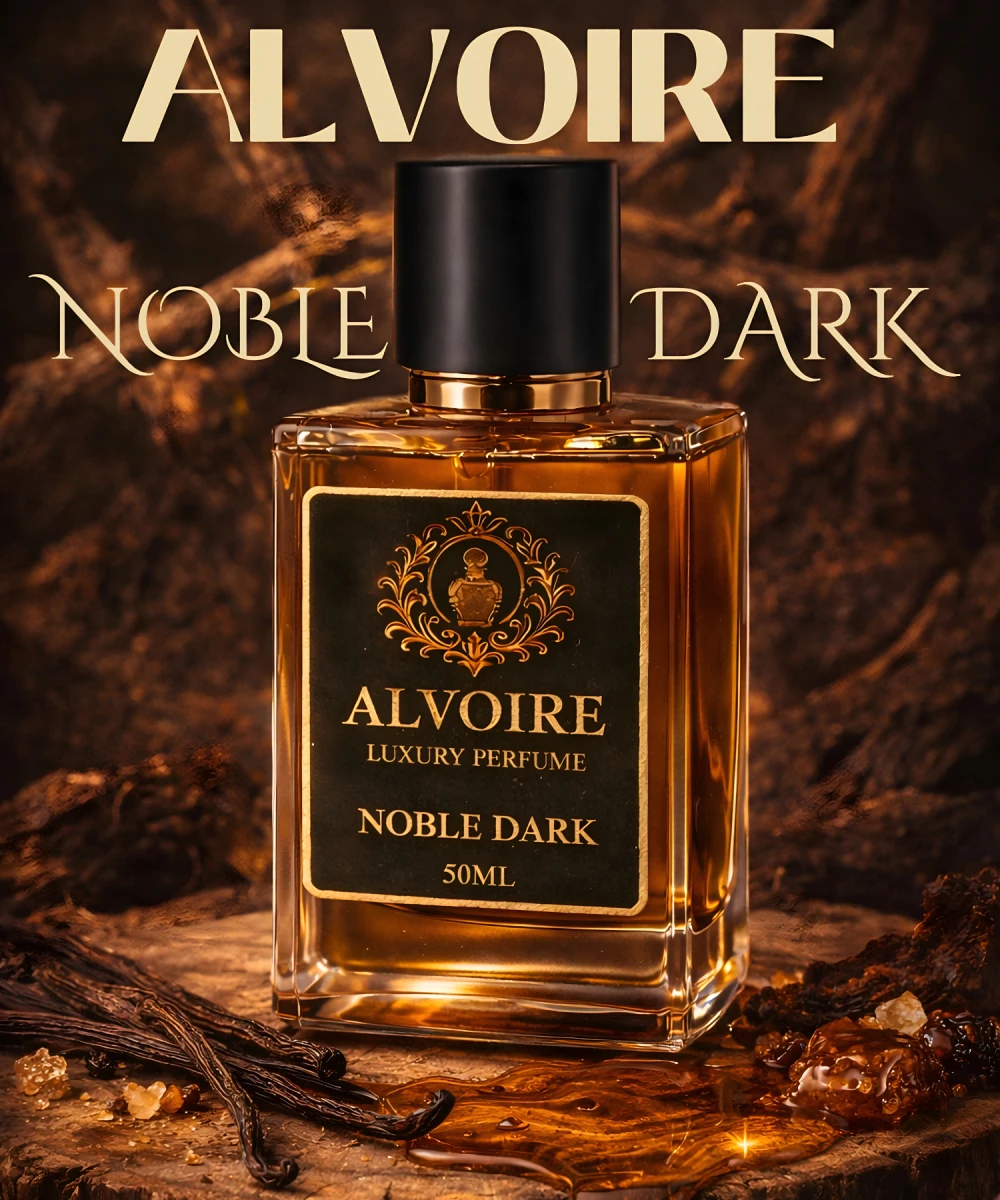 NOBLE DARK Dark oud. Warm vanilla. Deep woods. A bold fragrance crafted for nights, power, and presence. Infused with real oud wood. Eau de Parfum (EDP) Long-Lasting Intensity Unisex Luxury Fragrance Premium Oud Accord Real Oud Wood Inside