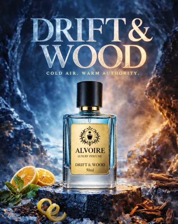 DRIFT & WOOD Fresh citrus. Ocean air. Deep woods. A clean, confident fragrance that stays sharp all day. Eau de Parfum (EDP) Long-Lasting Freshness Unisex Luxury Fragrance Premium Ingredients